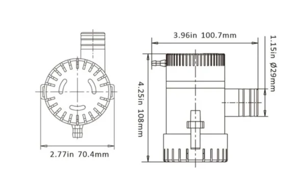 Pilssipumppu SEAFLO SFBP1G110001 Pilssipumppu SEAFLO SFBP1G110001
