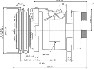 Kompressori WEBASTO 6233219A
