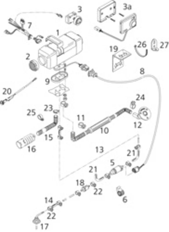 Lisälämmitin WEBASTO 9029249A