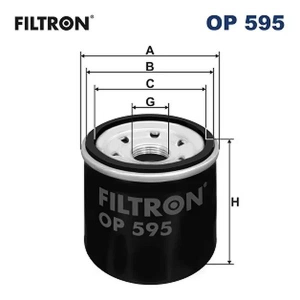 Öljynsuodatin FILTRON OP 595